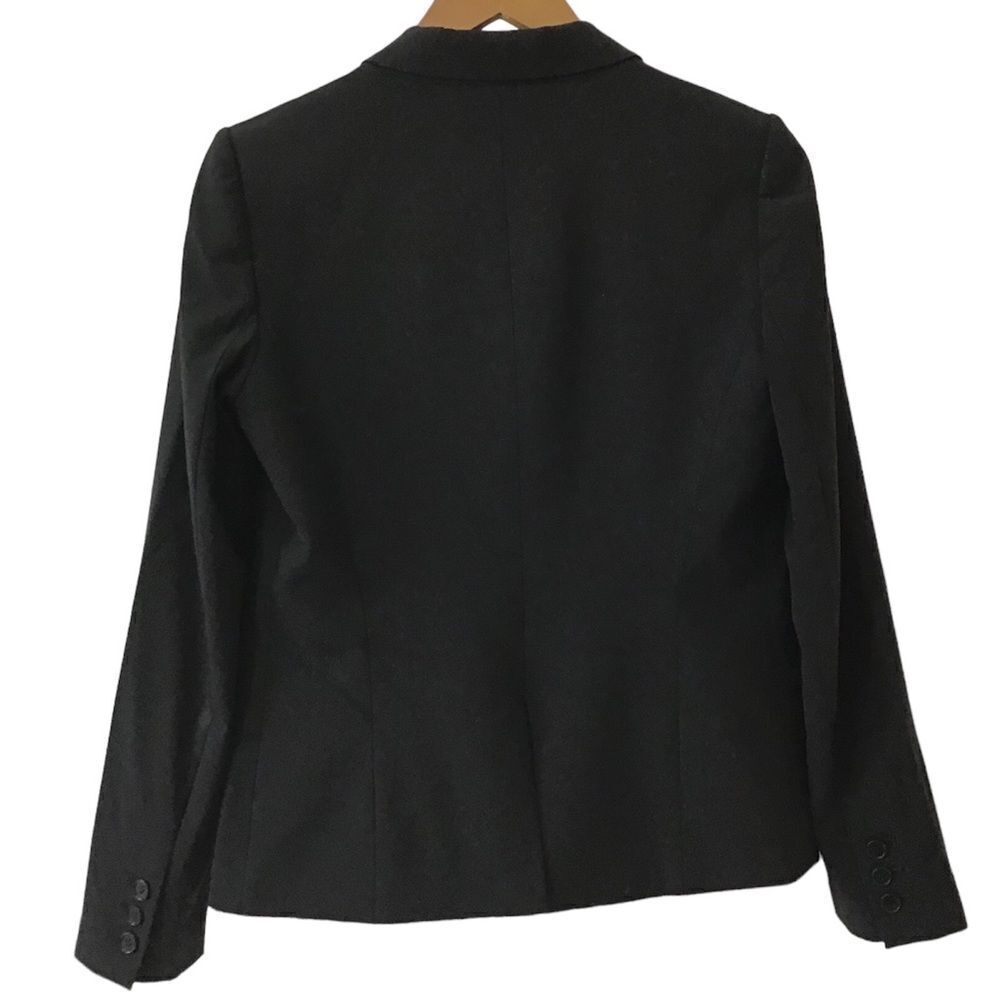 Theory Black Riding Single Button Stretch Blazer … - image 6
